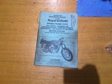 ROYAL ENFIELD SPRING FRAME OHV 250 350 WORKSHOP MAINTENANCE MANUAL