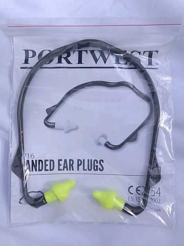 Banded ear plugs - banded, portwest