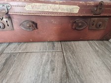 Vintage Leather Suitcase