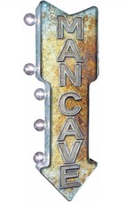 Man cave double sided marquee - cave, double-sided