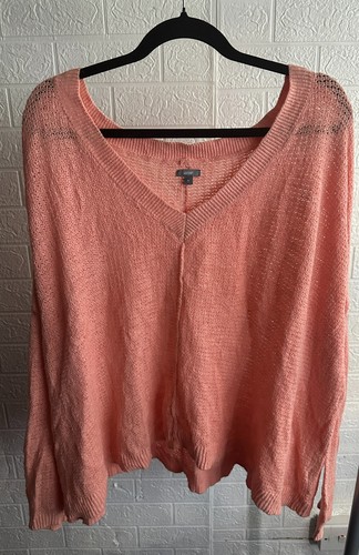 Aerie knitted salmon jumper - , v