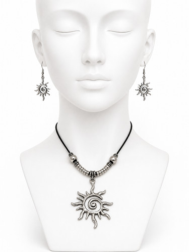 Bohemian style spiral sun - spiral,