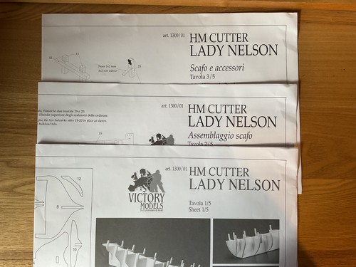 Amati victory model - ship, plans