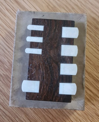 Antique wooden whist marker - wooden,