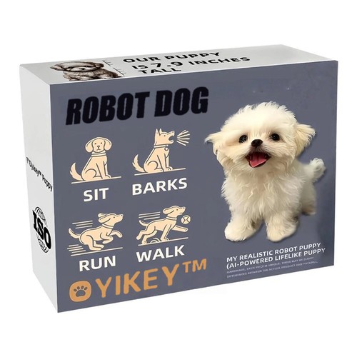 Interactive robot dog - robot, acts