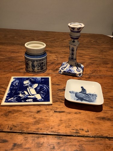 Collection blue and white - and,