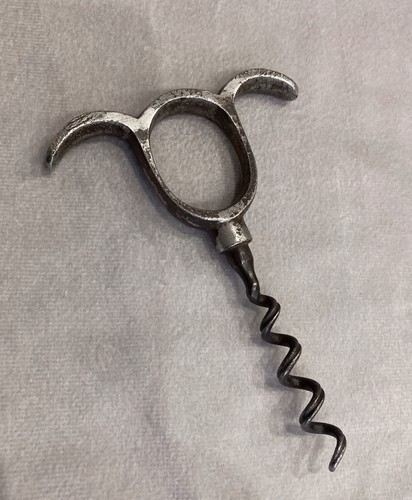 Antique close plated corkscrew - close-plated,