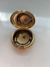 Vintage Gold Revlon 'Moon Drops' Powder Compact with Mirror
