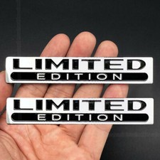 2pcs 3D LIMITED EDITION Logo