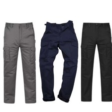 Mens Cargo Trousers Work Wear