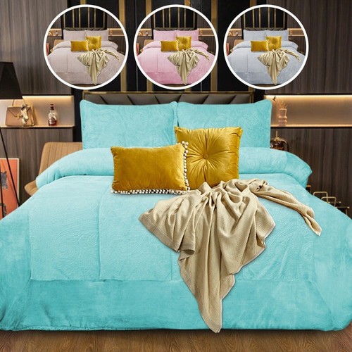 Velvet quilted bedspread throw - bedspread,