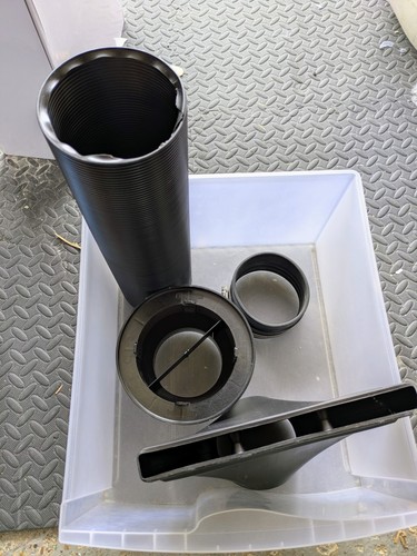 Spray booth and extractor hose - booth,