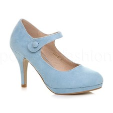 WOMENS LADIES HIGH HEEL MARY