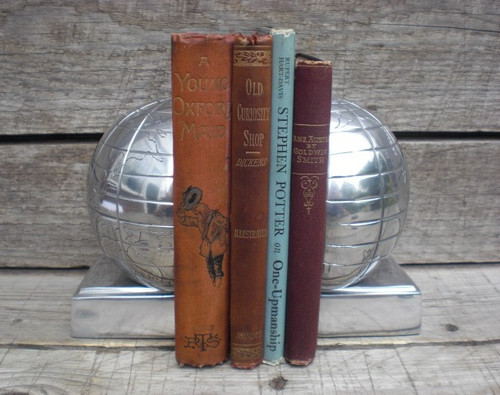Home globe bookends modern - m&s,