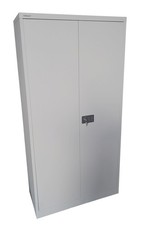 Bisley Grey Cupboard 3 Grey