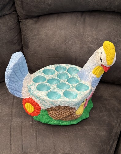 Handcrafted ceramic chicken - ceramic,