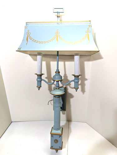 Italian toleware sconce - toleware, lamp