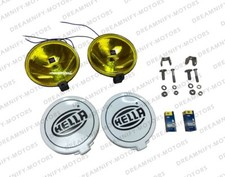 Fit For Hella Comet 500 Universal Fit Light With Cover Driving Lamp Yellow Spot