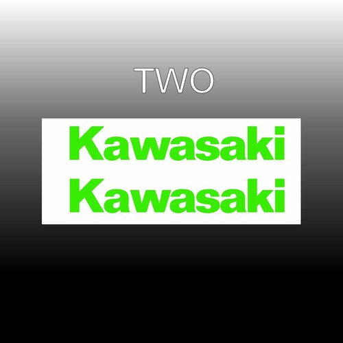 Kawasaki sticker decal - , 2x