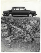 Skoda S100 L Side View c1970-1971 Original Press Photograph