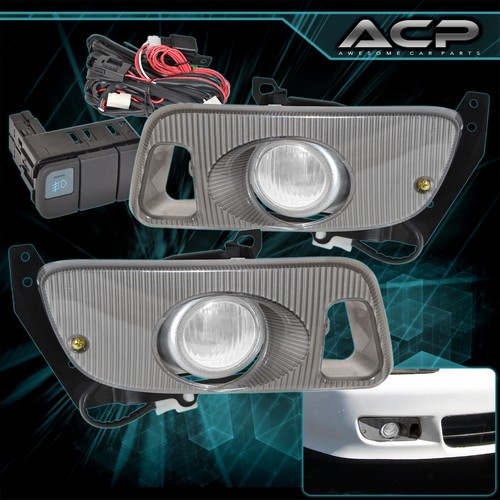 Clear fog lights bumper - clear,