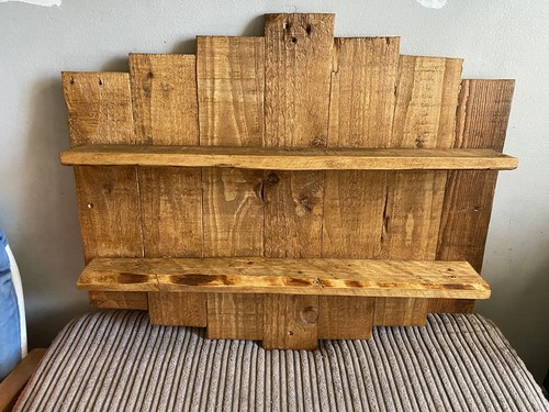 Handmade palletwood shelving - palletwood,