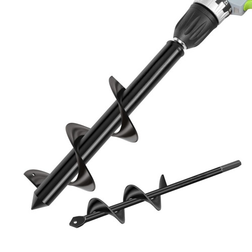 Auger spiral drill bit fence - spiral,