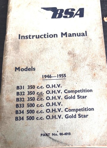 Bsa 1946 1955 motor cycle - bsa,