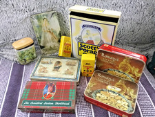 9 x Vintage/old tins job lot