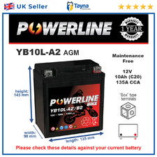 YB10L-A2 AGM Powerline