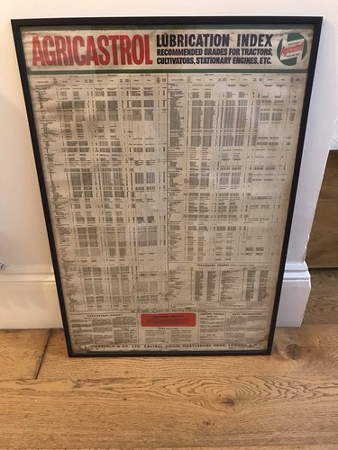 1960 agricastrol oil original - agricastrol,