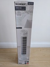 Silvercrest white tower fan - white,