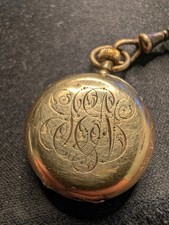 Antique 18ct gold - 18ct, half-hunter