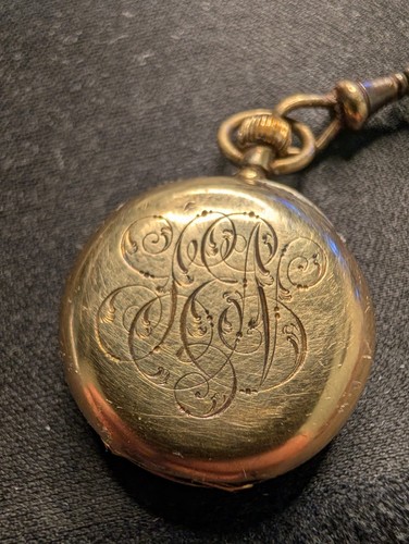 Antique 18ct gold half - antique, half-hunter