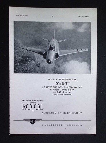 Original 1953 advert vickers - 1953,