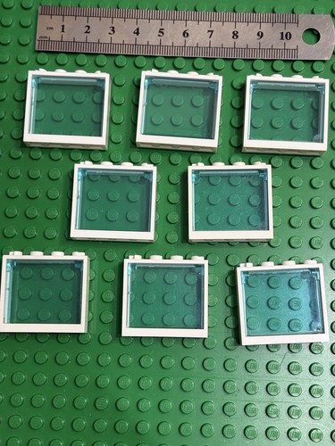 Lego white windows - 1, 4