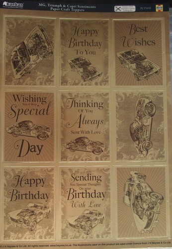 Kanban paper craft - craft, toppers