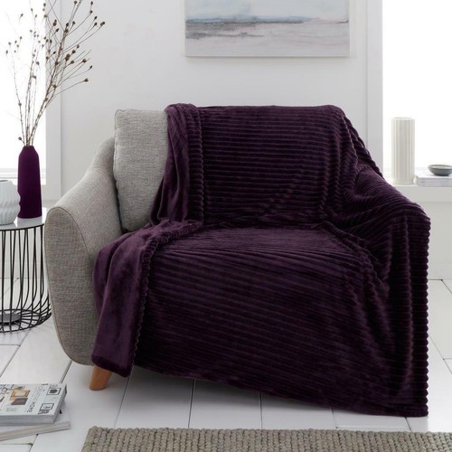 Teddy throw chunky - throw, rib