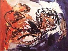 KAREL APPEL mounted vintage repro print 14 x 11" XXe Siècle 1961 X17145