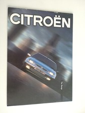 Citroen Saxo Xsara Xantia XM Synergie UK Market Range Brochure 1998