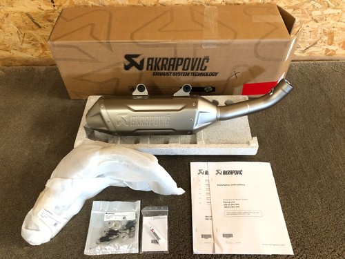 Akrapovic racing line exhaust