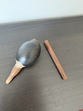 Vintage Black Gourd Güiro
