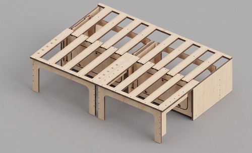 Caddy plywood sliding - vw,