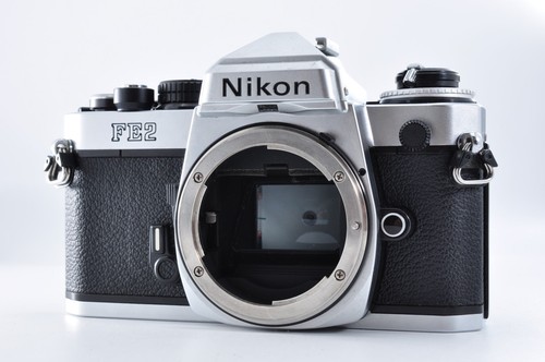 Nikon fe2 silver 35mm slr - silver,