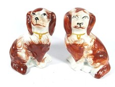 Antique Staffordshire dogs