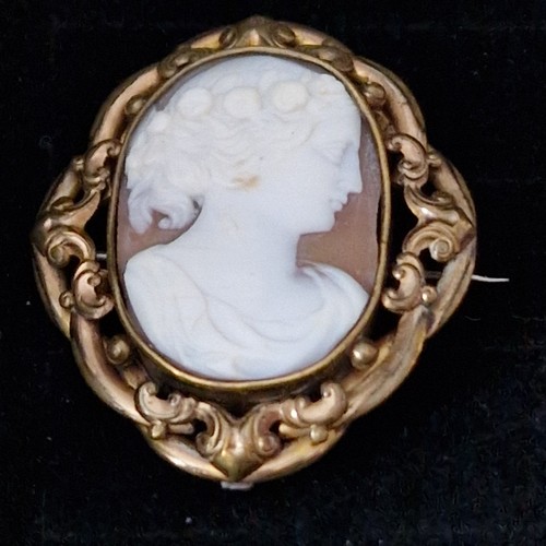 Carved antique gold toned - carved,