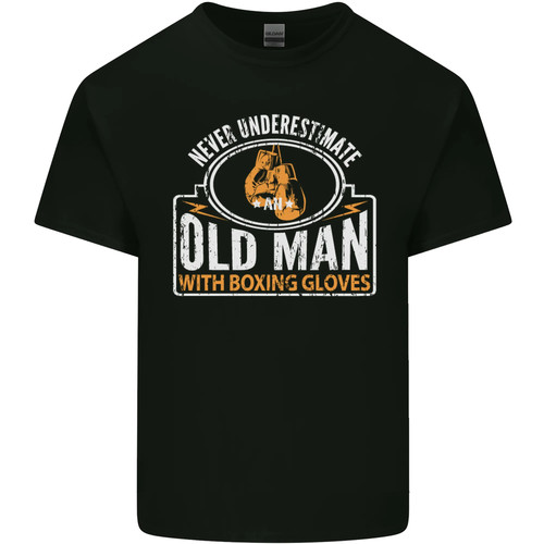 Old man with boxing - an,