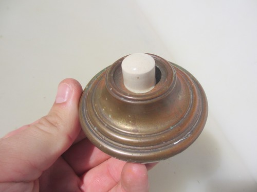Antique brass doorbell - antique,
