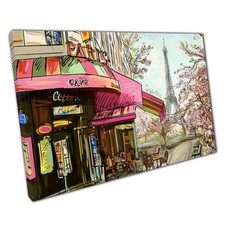 Vibrant Parisian Street Scene