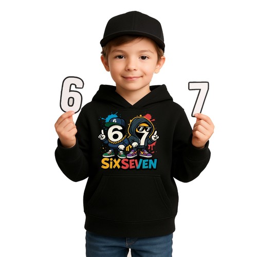 Gansta67 hoodie six seven - six,
